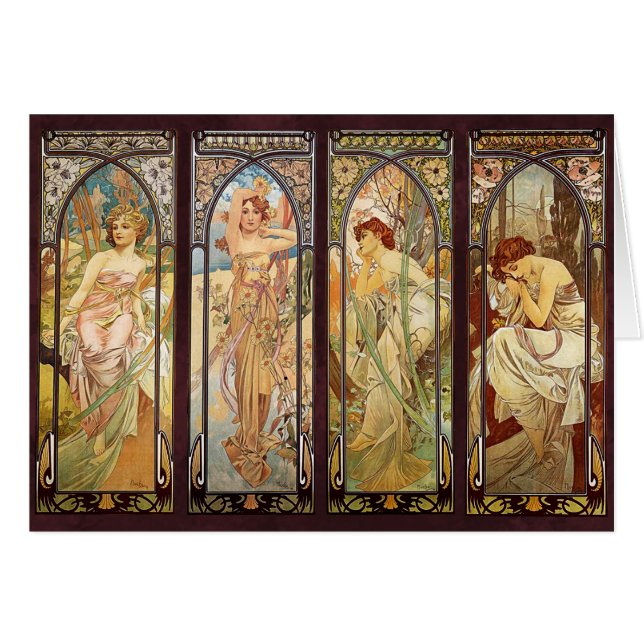 Alphonse Mucha, Dagens tider OBS Kort (Framsidan Horizontal)
