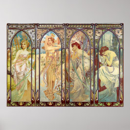 Alphonse Mucha - Dagens tider Poster