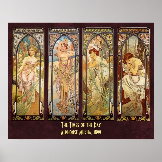 Alphonse Mucha, Dagens tider Poster (Framsidan)