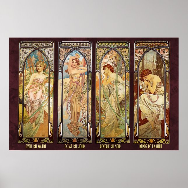 Alphonse Mucha, Dagens tider Poster (Framsidan)