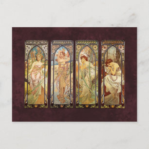 Alphonse Mucha, Dagens tider Vykort