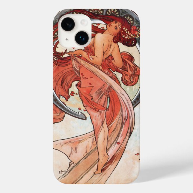 Alphonse Mucha Dance 1898 Art nouveau Vintage (Baksida)