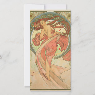 Alphonse Mucha - Dance Julkort