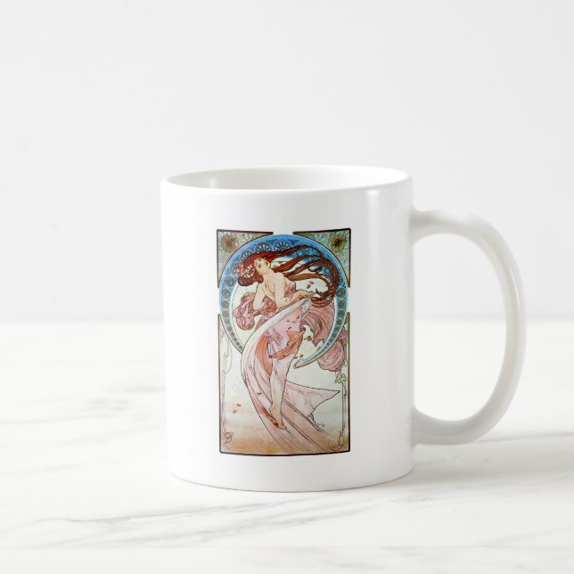 Alphonse Mucha Dance Kaffemugg (Höger)