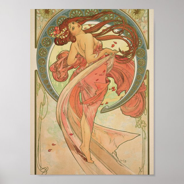 Alphonse Mucha - Dance Poster (Framsidan)