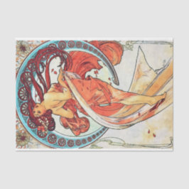 Alphonse Mucha Dance Vintage Art nouveau Painting