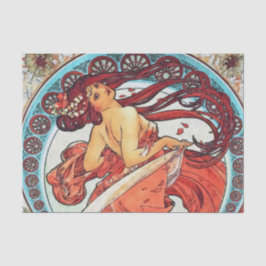 Alphonse Mucha Dance Vintage Art nouveau Painting