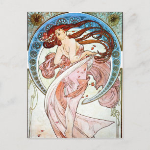 Alphonse Mucha Dance Vykort