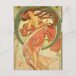 Alphonse Mucha - Dance Vykort