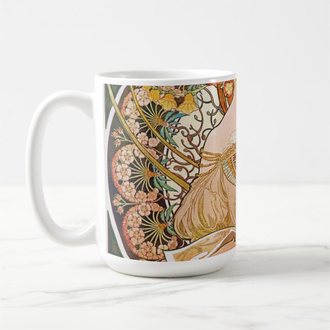 Alphonse Mucha - Daydröm Kaffemugg (Vänster)