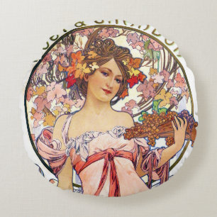 Alphonse Mucha Dekorativ kudde