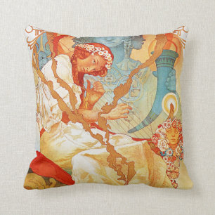 Alphonse Mucha den Slav episka dekorativ kudde