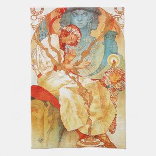 Alphonse Mucha den Slav episka kökshandduken Kökshandduk