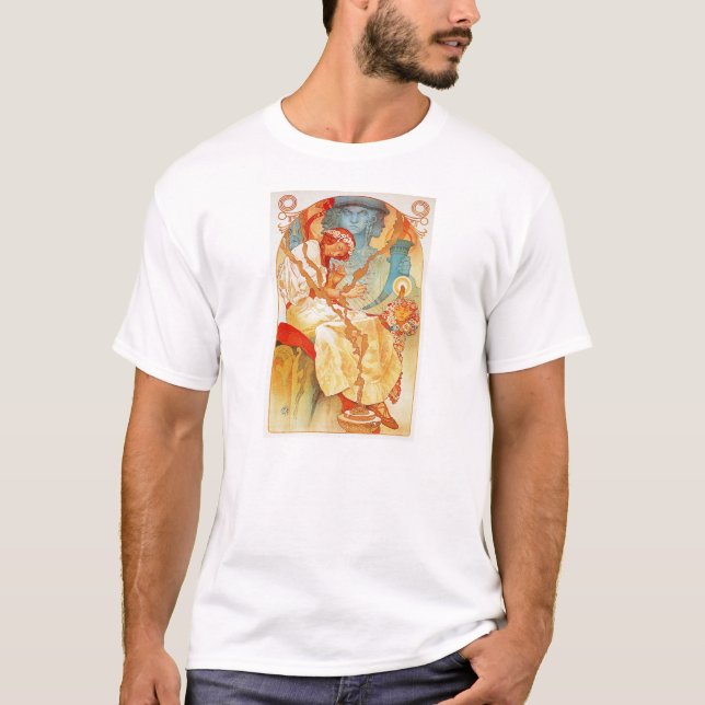 Alphonse Mucha den Slav episka T-tröja Tee (Framsida)