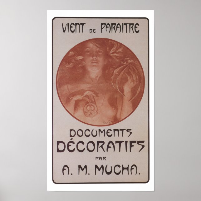 Alphonse Mucha ~ Documents Decoratifs 1902 Poster (Framsidan)