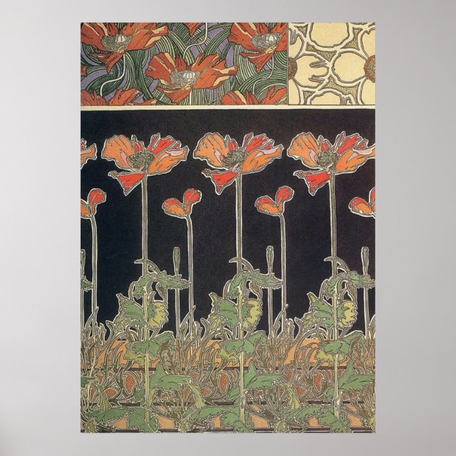 Alphonse Mucha Documents Décoratifs GalleryHD Poster (Framsidan)