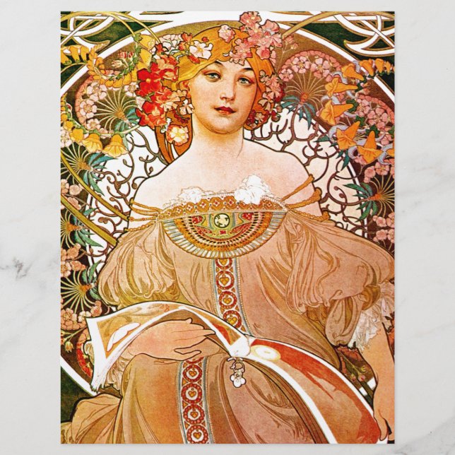 Alphonse Mucha Dreaming (Reverie) (Framsida)