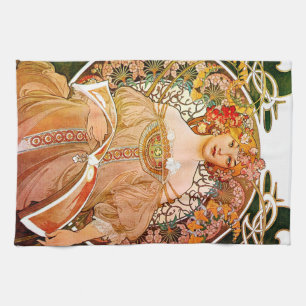 Alphonse Mucha Dreaming (Reverie) Kökshandduk