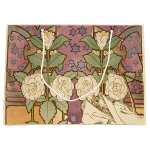 Alphonse Mucha Elegant Art Nouveau Stjärnor Kameli