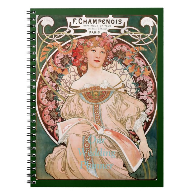 Alphonse Mucha F. Champenois Anteckningsbok (Framsidan)