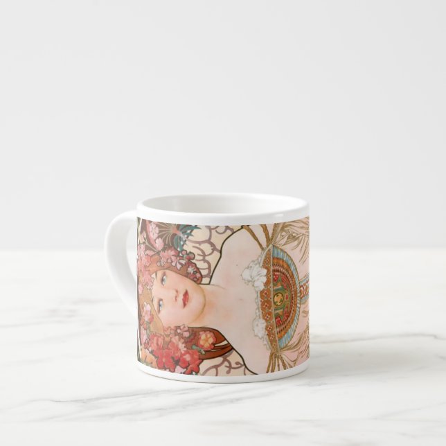 Alphonse Mucha F. Champenois Espressomugg (Framsida vänster)