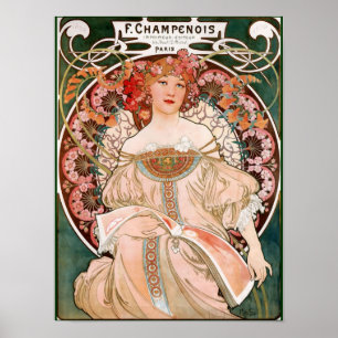 Alphonse Mucha F. Champenois Poster