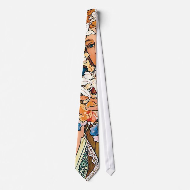 Alphonse Mucha - Flower - Retro Art nouveau Slips (Framsida)