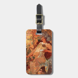 Alphonse Mucha, Four Seasons, Hösten Bagagebricka