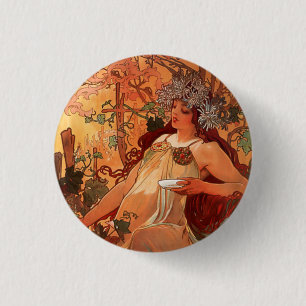 Alphonse Mucha, Four Seasons, Hösten Knapp