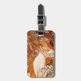 Alphonse Mucha, Four Seasons, Vår Bagagebricka