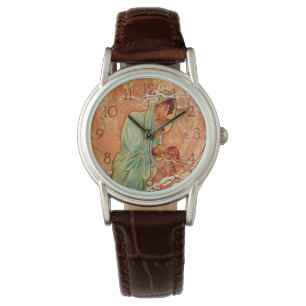 Alphonse Mucha, Four Seasons, Winter Armbandsur