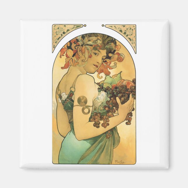 Alphonse Mucha ~ Fruit. 1897 Magnet (Framsidan)
