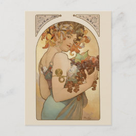 Alphonse Mucha Fruit CC0405 Art nouveau vykort