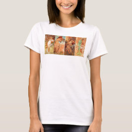 Alphonse Mucha, fyra säsonger T Shirt