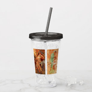 Alphonse Mucha, fyra säsonger Take Away Mugg
