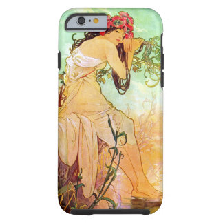 Alphonse Mucha Girl by Pond Tough iPhone 6 Case