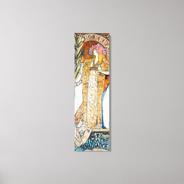 Alphonse Mucha Gismonda Canvas Poster (Framsida)