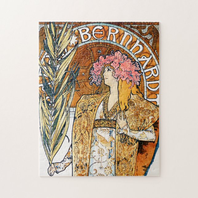 Alphonse Mucha Gismonda pussel (Vertikal)