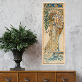 Alphonse Mucha Gismonda teatervägg poster