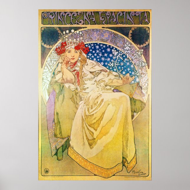 Alphonse Mucha Goddess Poster (Framsidan)