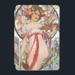Alphonse Mucha iPad Mini Skydd<br><div class="desc">Alphonse Mucha (24 juli 1860-14 juli 1939) var en tjeckisk målare, illustratör och grafisk konstnär som bodde i Paris under Art nouveau-perioden och var bäst känd för sina distinkta stiliserade och dekorativa teaterala poster, särskilt de som tillhör Sarah Bernhardt. Han tog fram illustrationer, annonser, dekorativa paneler och formgivningar, som blev...</div>