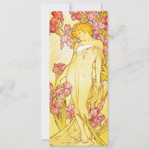 Alphonse Mucha Iris-inbjudningar Inbjudningar