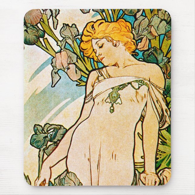 Alphonse Mucha - Iris WB Musmatta (Framsidan)