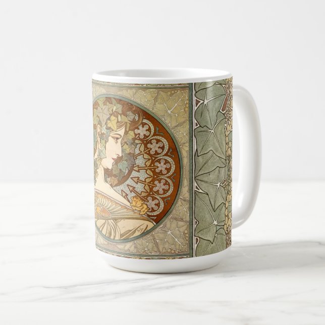 Alphonse Mucha Ivy GalleryHD Kaffemugg (Framsida höger)