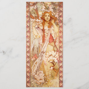 Alphonse Mucha Joan av båginbjudningar Inbjudningar