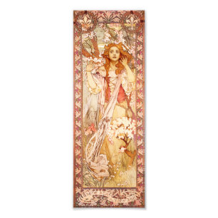 Alphonse Mucha Joan of Arc Print Fototryck