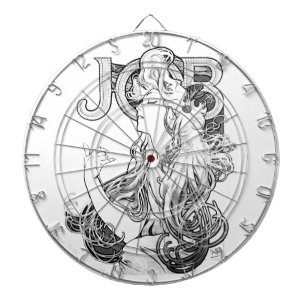 Alphonse Mucha JOB ISOGS Darttavla