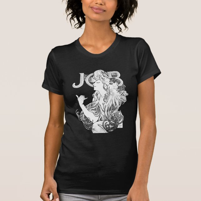 Alphonse Mucha JOB ISOGS T Shirt (Framsida)