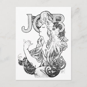 Alphonse Mucha JOB ISOGS Vykort