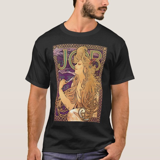 Alphonse Mucha , JOB T-shirt (Framsida)